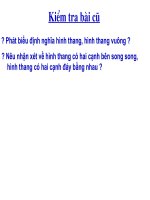 bài giảng toán 8 hình thang