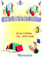 bài giảng chia đa thức một biến hot