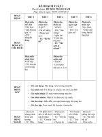 Giáo án lớp lá   bé đón trăng rằm