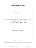từ ngữ chỉ người trong tiếng tày nùng (có so sánh với tiếng việt)