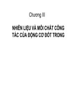 Bài giảng nhiên liệu và môi chất cộng tác của động cơ đốt trong