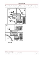 Map IELS Writing học IELS Writing