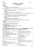 Giáo án đại số 10 học kì 1