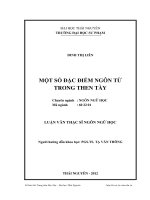 một số đặc điểm ngôn từ trong then tày