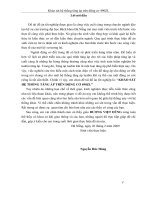 đồ án tốt nghiệp khảo sát hệ thống tăng áp trên động cơ 490zl