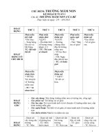 Giáo án lớp lá   trường mầm non của bé