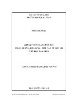 then kỳ yên của người tày ở bắc quang, hà giang - tiếp cận từ góc độ văn học dân gian