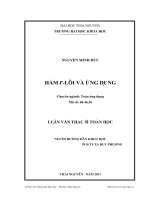 hàm r-lồi và ứng dụng