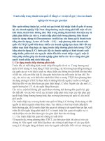 tranh chấp trong thanh toán quốc tế bằng l-c và một số gợi ý cho các doanh nghiệp khi tham gia giao dịch