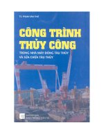 Công trình thủy công trong nhà máy đóng tàu thủy và sửa chữa tàu thủy