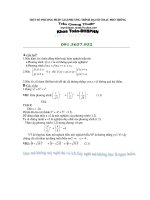 MỘT SỐ PHƯƠNG PHÁP GIẢI PHƯƠNG TRÌNH ĐẠI SỐ Ở BẬC PHỔ THÔNG