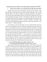 Tiểu luận môn Tài chính tiền tệ quốc tế Hợp tác tiền tệ ở Đông Á từ sau khủng hoảng tài chính tiền tệ 1997-1998