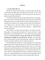 Luận án : Ngôn ngữ mảnh vỡ trong tiểu thuyết của toni morrison ( thông tin đưa lên website)