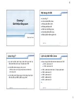 Bài giảng hệ điều hành linux