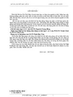 thiết kế đồ án chi tiết máy côn trụ 1 cấp