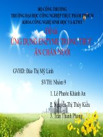 Đề tài thuyết trình enzyme trong thức ăn chăn nuôi