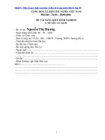 SKKN một số quy luật của lớp vỏ địa lý trong môn địa lý lớp 10