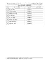 Kiểm toán khoản mục doanh thu và nợ phải thu năm 2014