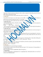 chuyên đề phân bón hóa học trong ôn thi đại học môn hóa