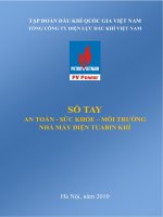 Sổ tay an toàn   sức khỏe   môi trường nhà máy điện tuabin khí
