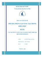 Đề tài các nguyên lý sáng tạo và lịch sửphát triển hệ điều hành windows