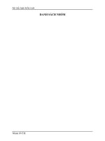 THIẾT kế THỬ NGHIỆM cơ bản CHO CHU TRÌNH KIỂM TOÁN bán HÀNG NHÓM 2 năm 2014