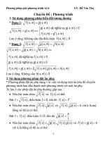 Phương pháp giải phương trình vô tỷ