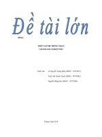 THIẾT LẬP HỆ THỐNG MẠNG CHO DOANH NGHIỆP NHỎ