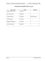 TIỂU LUẬN PHÂN TÍCH HOẠT ĐỘNG KINH DOANH của CÔNG TY cổ PHẦN BÁNH kẹo hải hà