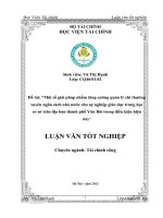 Một số giải pháp nhằm tăng cường quản lý chi thường xuyên ngân sách nhà nước cho sự nghiệp giáo dục trung học cơ sở trên địa bàn thành phố yên bái trong điều kiện hiện nay