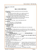 Sinh học 8 ki 1 chuẩn kiến thức