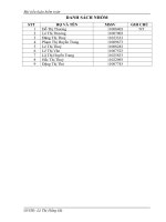 thiết kế thử nghiệm kiểm soán cho chu trình kiểm toán hàng tồn kho  năm 2014