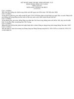 ĐỀ THI số 1 (CÓ ĐÁP ÁN)  HỌC SINH GIỎI KHU VỰC ĐỒNG BẰNG SÔNG CỬU LONG MÔN LỊCH SỬ