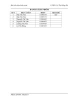 CHU TRÌNH KIỂM TOÁN CHO KHOẢN mục kế TOÁN bán HÀNG năm 2014