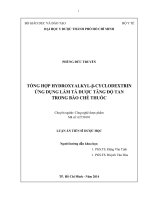 tổng hợp hydroxyalkyl-β-cyclodextrin ứng dụng làm tá dược tăng độ tan trong bào chế thuốc(1)