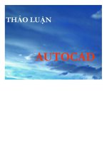Thảo luận về autocad   tài liệu