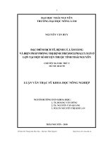 đặc điểm dịch tễ, bệnh lý, lâm sàng và biện pháp phòng trị bệnh trichocephalus suis ở lợn tại một số huyện thuộc tỉnh thái nguyên