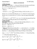 Tiệm cận hàm số (Đỗ văn Thọ)