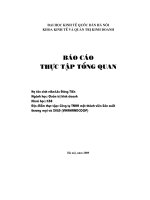 Báo cáo thực tập tại công ty TNHH một thành viên sản xuất thương mại và xuất khẩu lao động