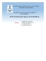 Đề tài đo điện áp DC dùng cơ cấu chỉ thị điện từ