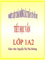 Slide bài giảng Học vần lớp 1: Gọn gàng sạch sẽ tiết 2