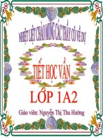 Slide bài giảng tiết Học vần lớp 1