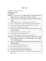 đổi mới công tác lập kế hoạch phát triển kinh tế xã hội cấp tỉnh ở việt nam