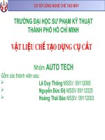 Bài giảng cơ sở công nghệ chế tạo máy