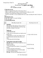 Giáo án môn Tự nhiên xã hội lớp 2 - học kỳ I