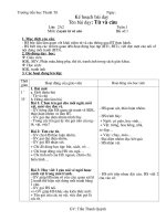 Giáo án môn Luyện từ và câu lớp 2 - học kỳ I