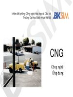 Công nghệ sản xuất và ứng dụng của CNG