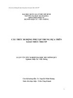 CẤU TRÚC DI ĐỘNG PHI TẬP TRUNG DỰA TRÊN  GIAO THỨC MSCTP