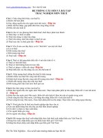 Bộ đề trắc nghiệm công chức Thuế 2014