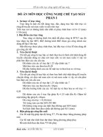 Thiết kế qui trình công nghệ chế tạo chi tiết trục răng